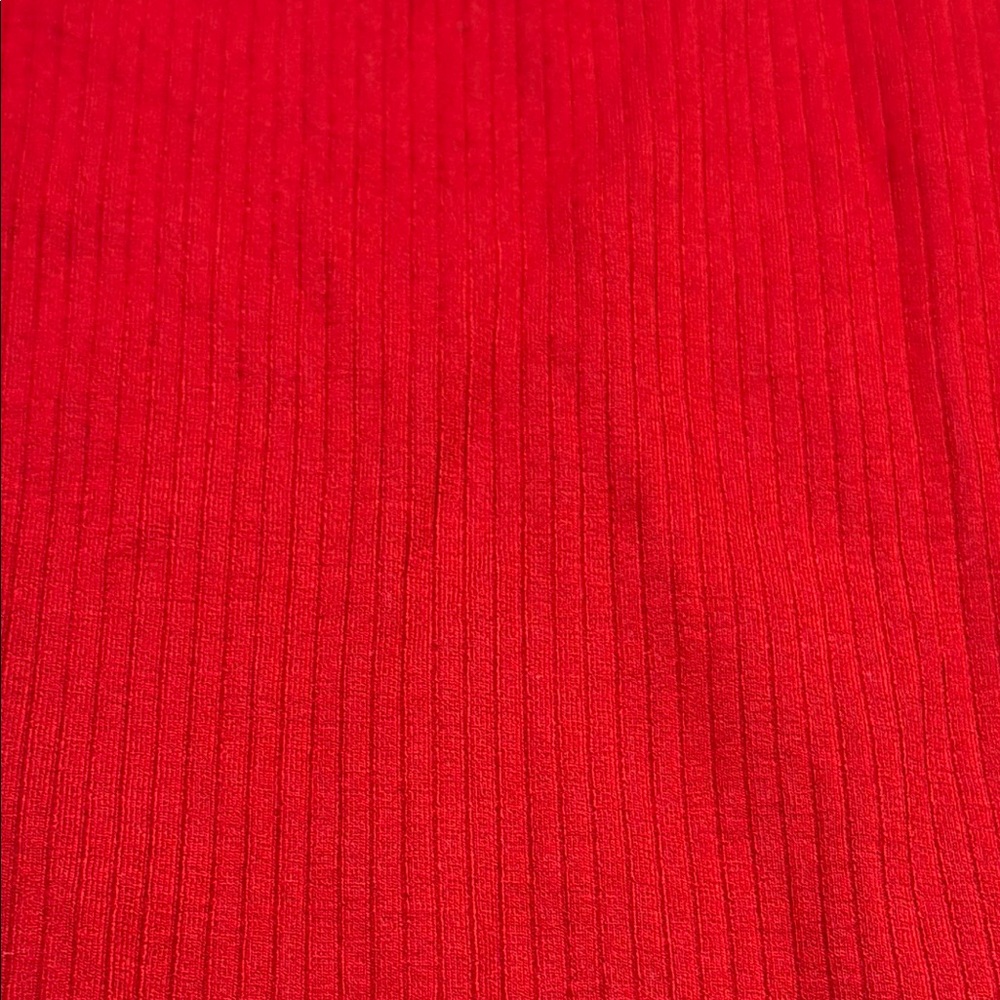 Tommy Hilfiger Red Ribbed Tank Top - Picture 9 of 11